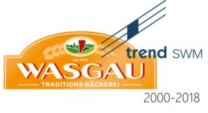 Logos Wasgau und trend SWM